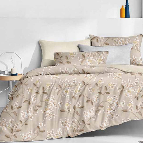 Florida Vistara (Bedding) AC Comforter Set with King Size Bedsheet & Coordinated Pillow Covers